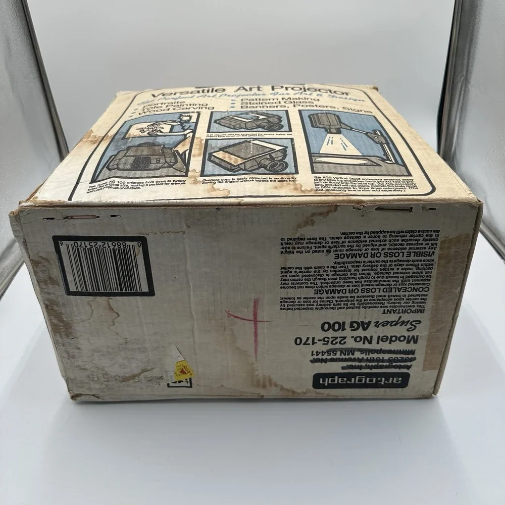 Artograph SUPER AG100 ART PROJECTOR Super Lens 200-378 Original Box READ